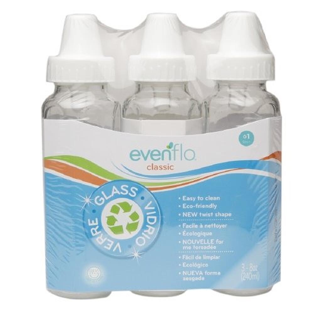 evenflo glass bottles 8 oz