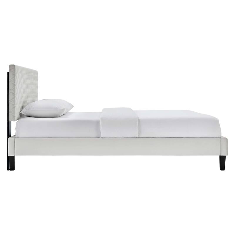Garcelle Performance Velvet King Platform Bed