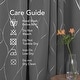 preview thumbnail 91 of 106, Deconovo Silver Line 52 Width Curtain Panel Pair (2 Panel)