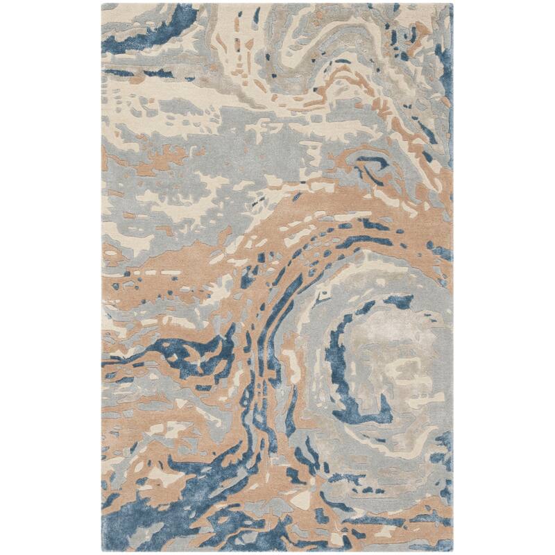 SAFAVIEH Handmade Soho Lyndsey N.Z. Wool/ Viscose Rug