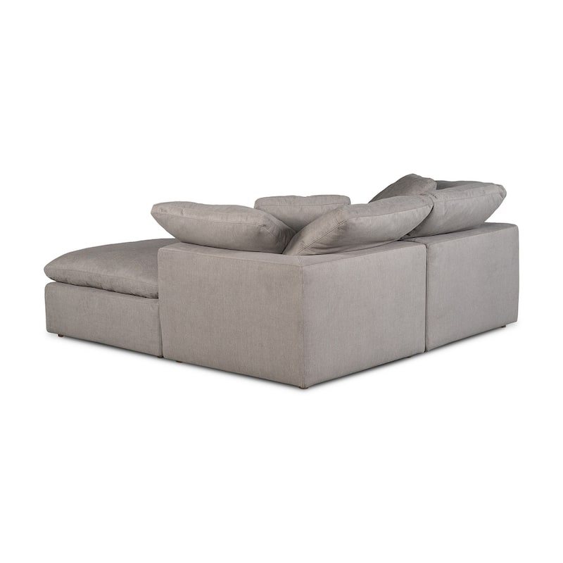 Aurelle Home Corbin 3-piece Small Modern Sectional