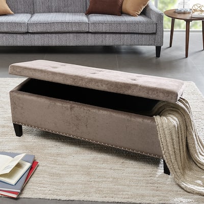 Tufted Top Soft Close Storage Bench