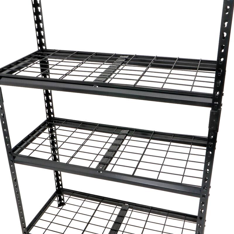 5-Tier Storage Shelves, Heavy-Duty Garage Shelving, Adjustable Shelving Unit, Steel Shelf, 250 lb Load,36"W x 18"D x 72"H