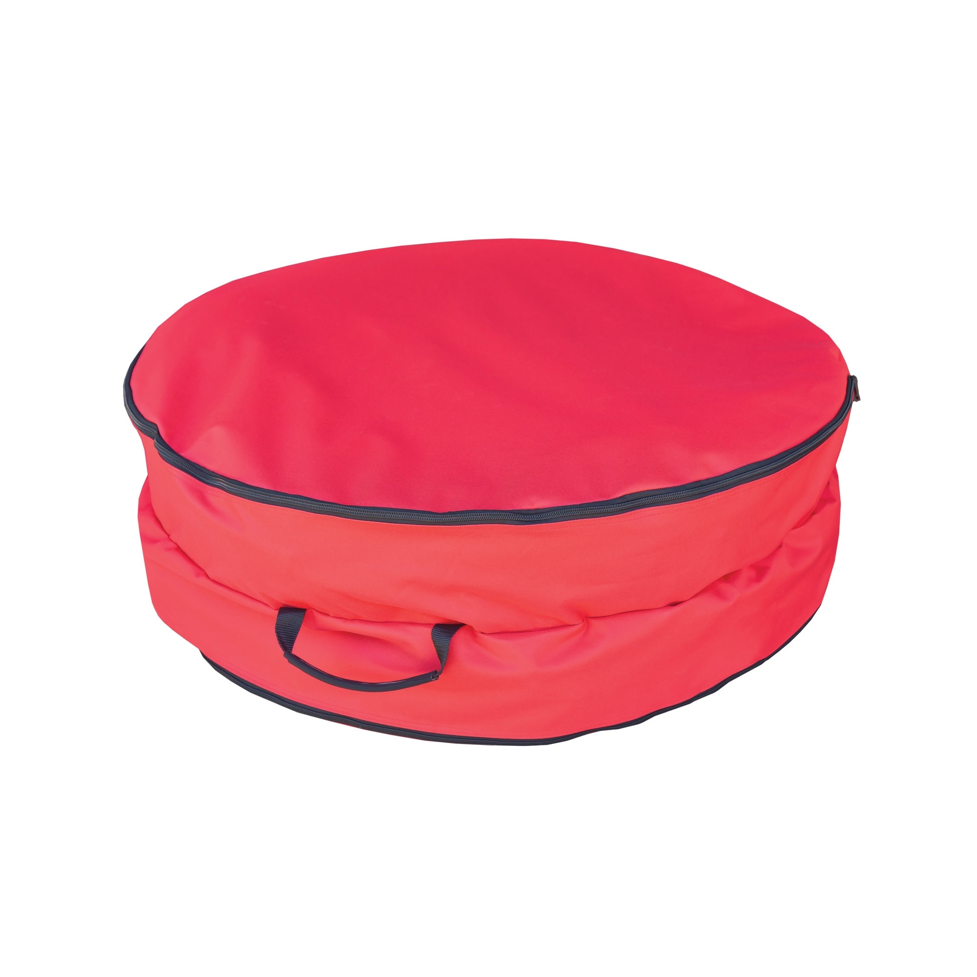 2 in 1 Red Zip Up Christmas Garland and Wreath Storage Bag - 36"