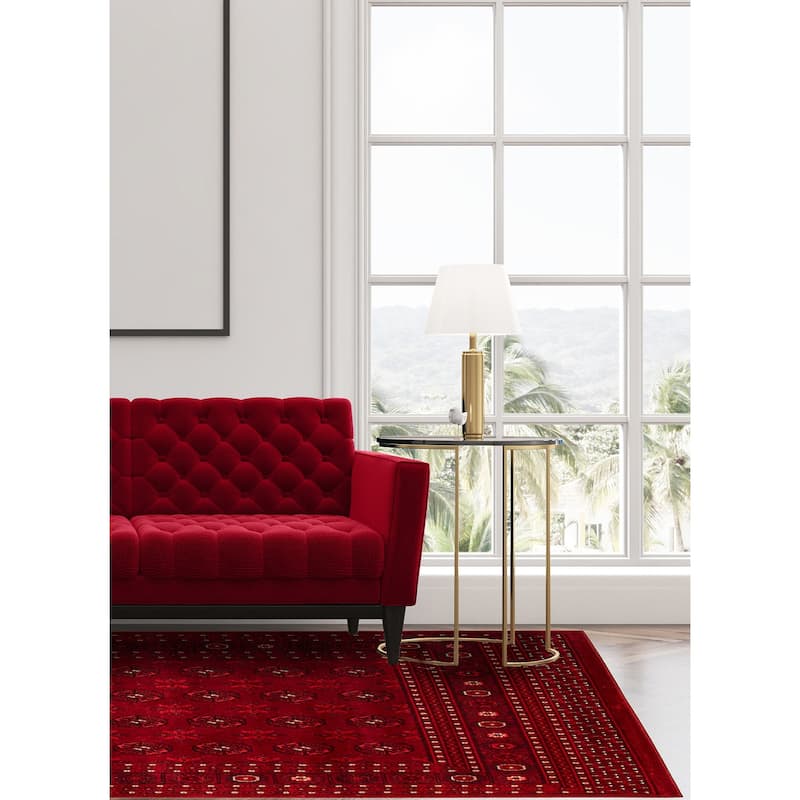ECARPETGALLERY Bokhara Traditional Rug