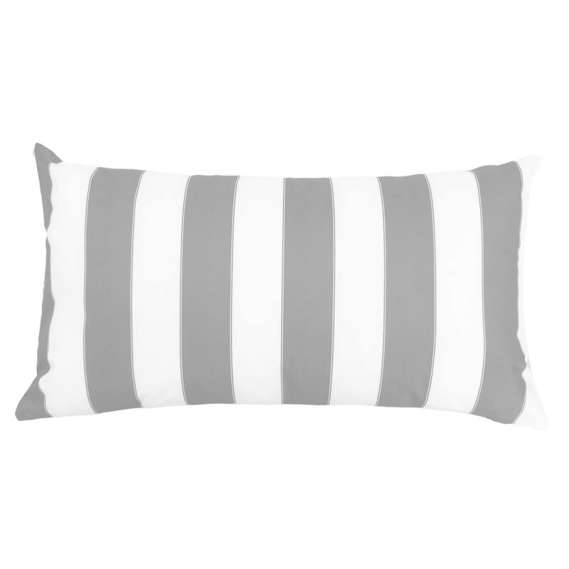 Olivia Striped Outdoor Throw Pillow