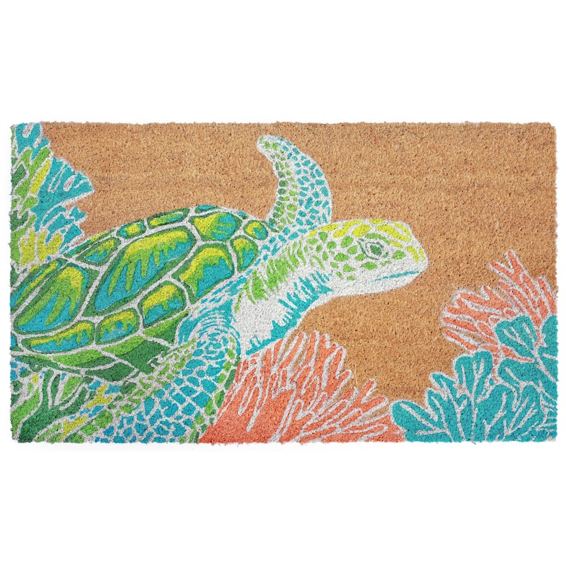 Liora Manne Sea Giant Coir Welcome Door Mat (1'6" x 2'6") - 1'6" x 2'6"