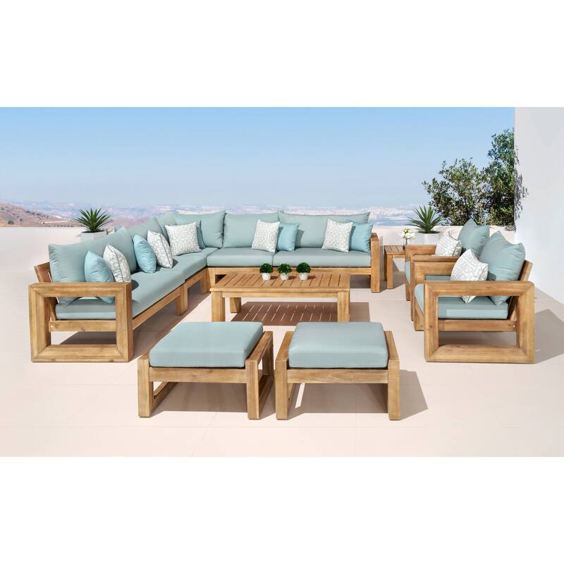 Benson 11 Piece Sunbrella Outdoor Patio Estate Collection