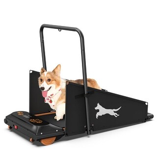 Portable Pet Treadmill Dog Pacer Training Pad Run Walk wLED Display ...