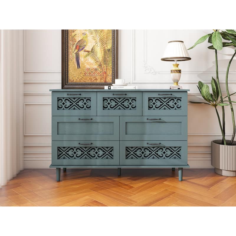 7 Drawer Cabinet American Furniture