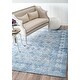 preview thumbnail 2 of 10, Nuloom Traditional Vintage Trellis Area Rug 5'3" x 7'7" - Blue