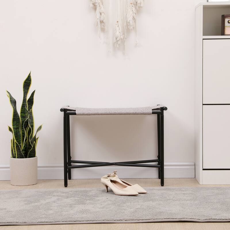Entryway Ottoman Hand - Vanity Chairs Footrest Stools for Living Room Sofas
