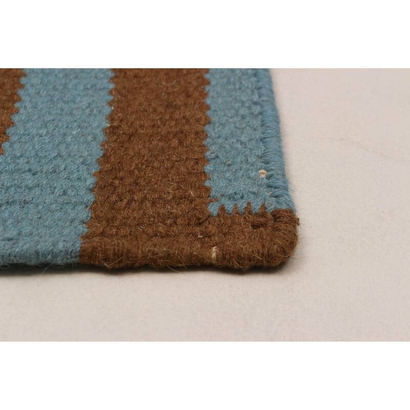 Ankara FW Teal Kilim 5'3" x 7'9" - 5'3 x 7'9