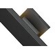 preview thumbnail 6 of 6, Edge 2 Light Outdoor Wall Sconce - Black