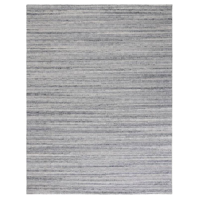 SAFAVIEH Handmade Elements Vitoria Wool Rug - 8' x 10' - Black/Light Grey