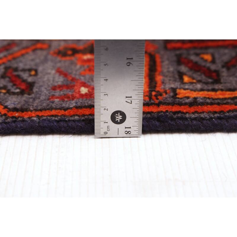 ECARPETGALLERY Hand-knotted Andelz Red Wool Rug - 4'2 x 6'6