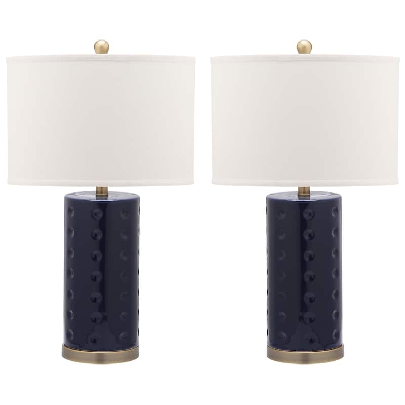 SAFAVIEH Lighting Tisha 26-inch Roxanne Table Lamp (Set of 2) - 15Wx15Dx26H