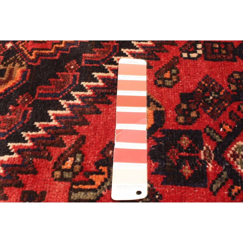 ECARPETGALLERY Hand-knotted Andelz Red Wool Rug - 3'9 x 6'8