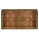 preview thumbnail 45 of 51, Buffet Cabinet with Glass Doors, Arched Cabinet with Adjustable Shelves, Kitchen Storage Cabinet with Rebound Device