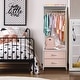 preview thumbnail 5 of 3, Clothing Rack with 2 Drawers - Tall Closet Stand Dresser for Bedroom