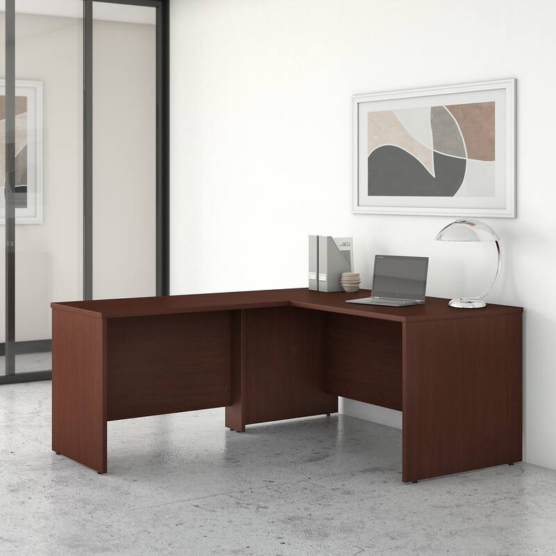 Studio C 60W L Shaped Desk with 42W Return by Bush Business Furniture