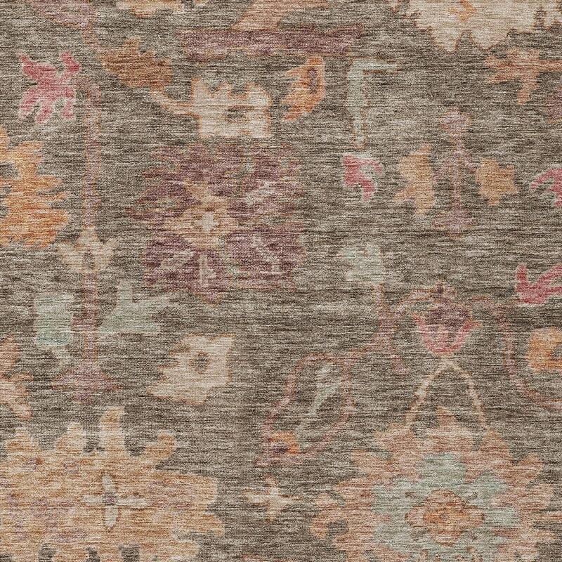HomeRoots Floral Traditional Rectangle Outdoor Rug