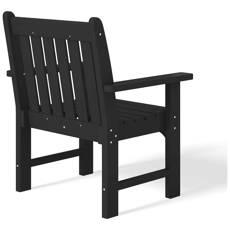 Polytrends Laguna Outdoor Dining Poly Garden Arm Chair (Set of 4)