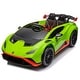 preview thumbnail 61 of 78, 24V Lamborghini Ride-On Car for Kids with Remote Control, USB, & LED Lights Green