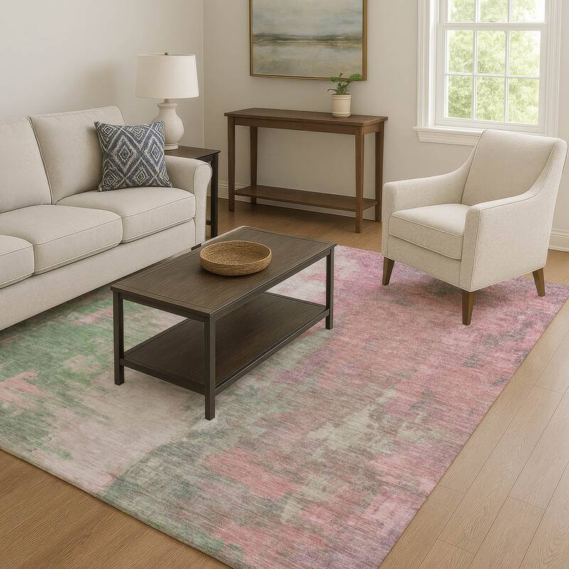 Premium Washable Super Soft Abstract Brushstroke Mayfield Rug