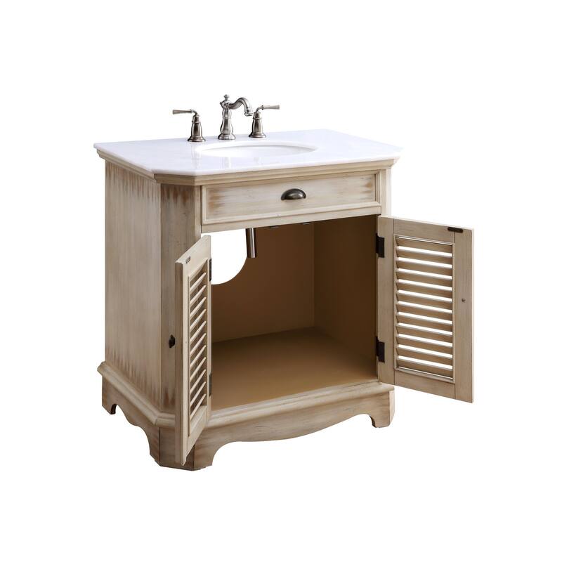 Benton Collection 32" Romeo Single Sink Bathroom Vanity