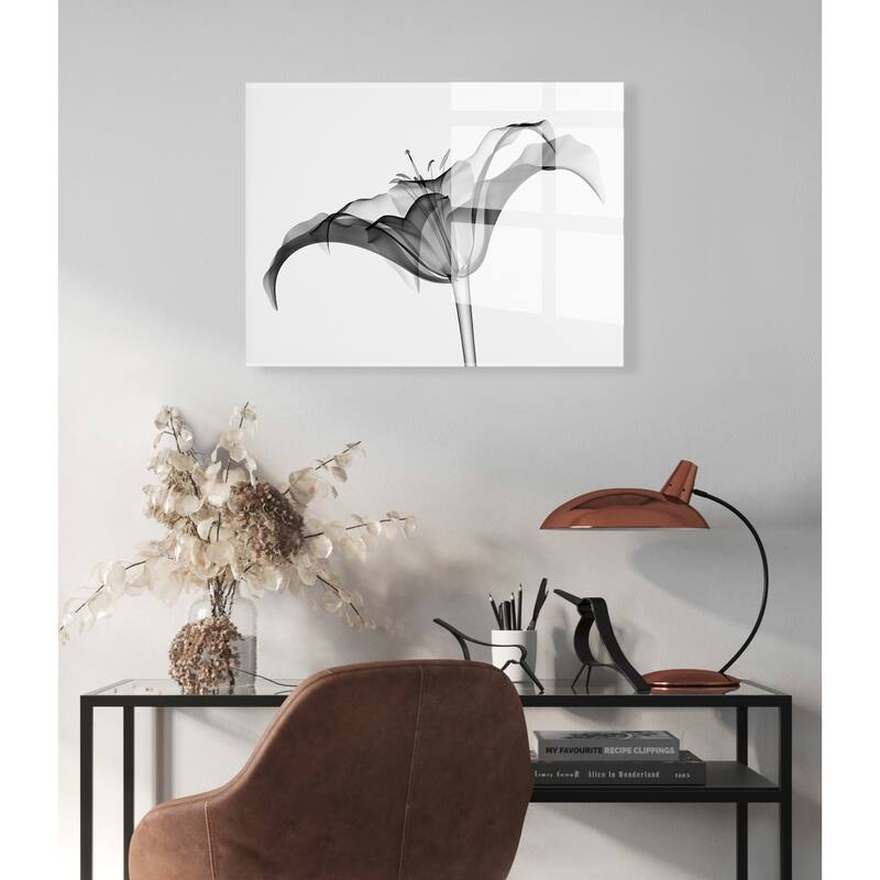 Kate and Laurel Lily X Ray Acrylic Art by The Creative Bunch Studio