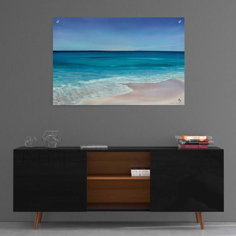 Epic Art 'Rippling Waves' by Louise Montillio, Acrylic Glass Wall Art