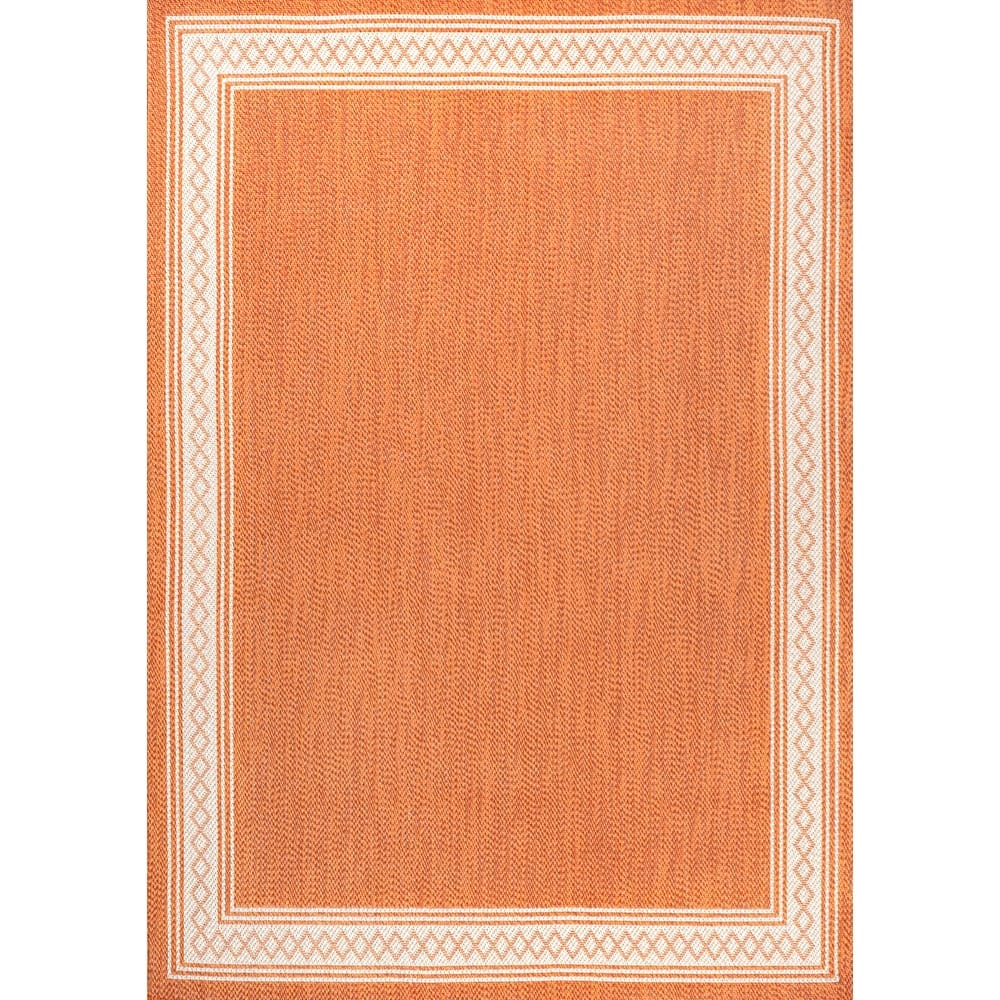 JONATHAN Y Havana Classic Diamond Border Indoor/Outdoor Area Rug
