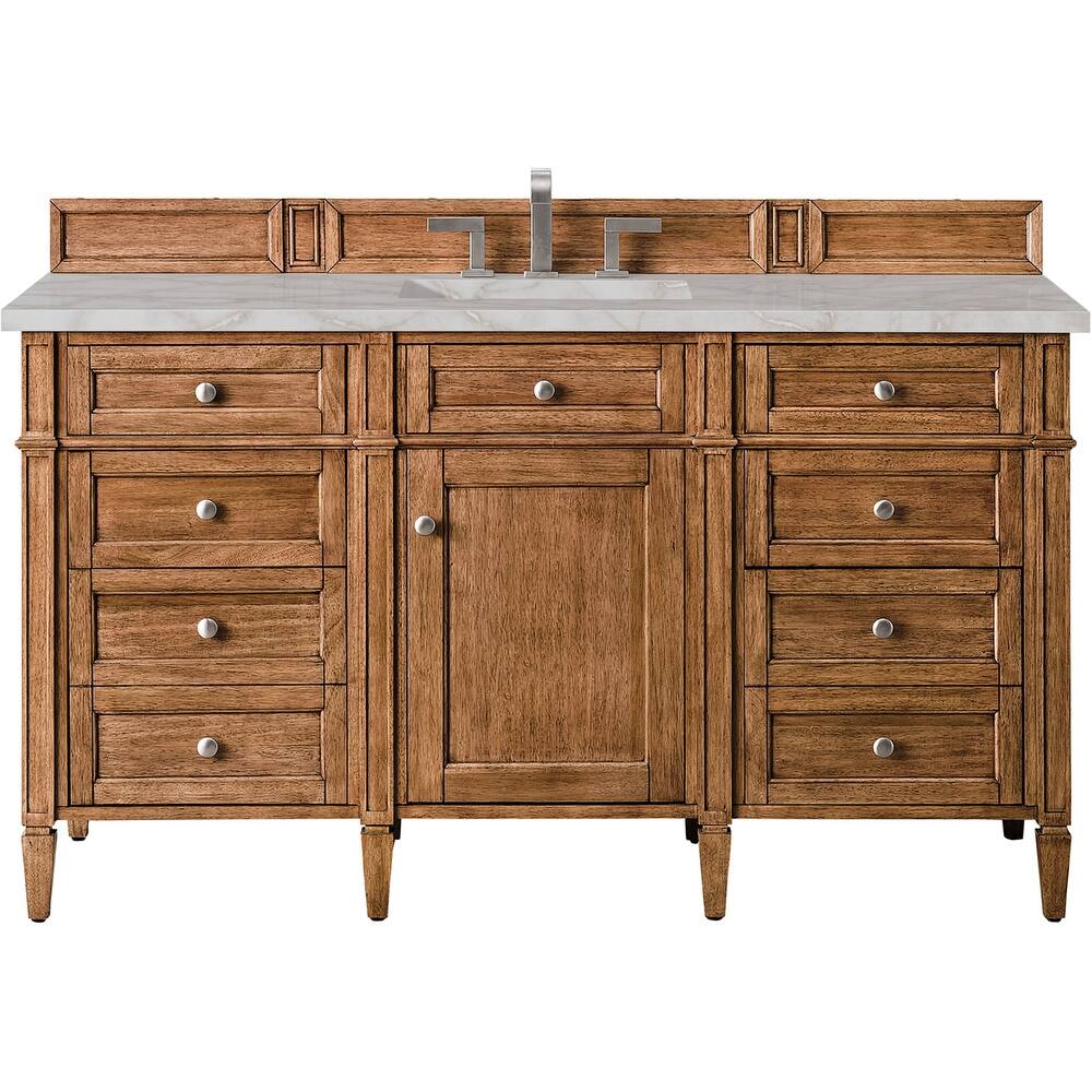 James Martin Vanities 650-V60S-FVSL Brittany 60" Free Standing Single