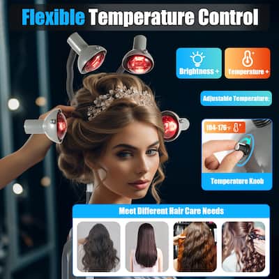 5 Heads Hair Processor Infrared Heating Lamp Hair Drying Machine
