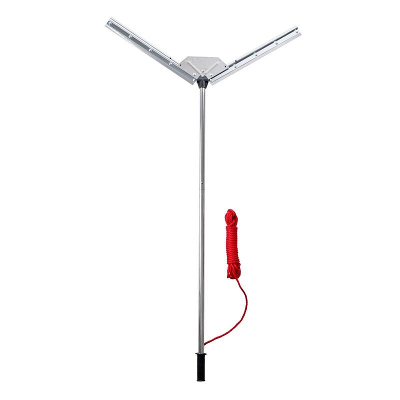 Lake Weed Cutter with 37" Cutting Width and Steel Blades - 36.97 x 63.23 x 1.18 in