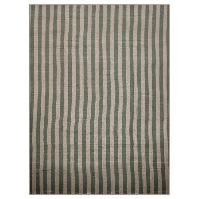 Striped Light weight Cotton Tablecloth Rectangle Red Blue Green - 60 x 90 inches - Sage Green 60 x 90 inches
