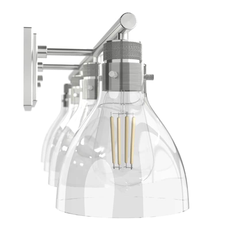 Hunter Van Nuys Bathroom Vanity Wall Light - Bathroom, Laundry - Transitional, Vintage, Farmhouse - Damp Rated!