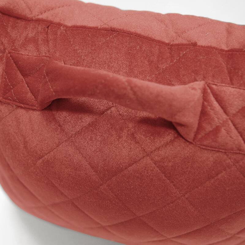 Velvet Do-It-Yourself Bedrest Reading Pillow Cover and Filling