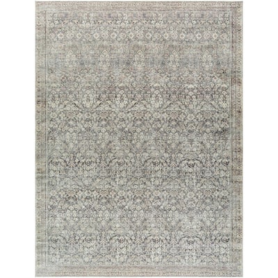 Galey Alix x Livabliss Collins Avenue III Vintage Damask Area Rug