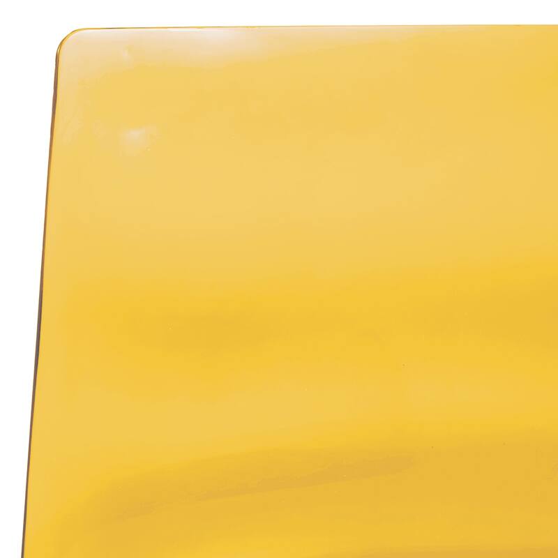 Astor Modern Transparent Ripple Pattern Dining Side Chair With Chrome Metal Legs Accent Chair Set of 2