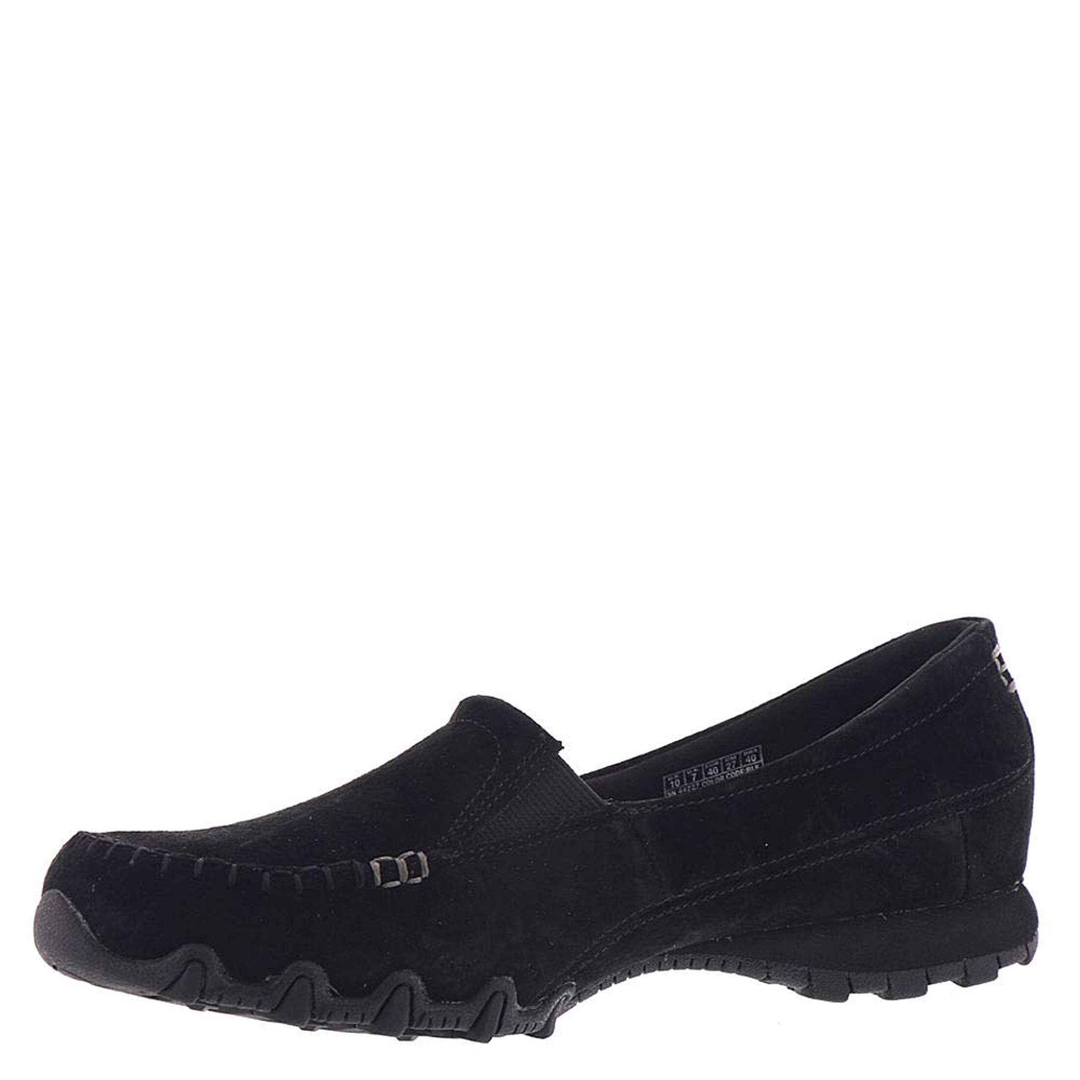 skechers women's bikers wayfarer slip on