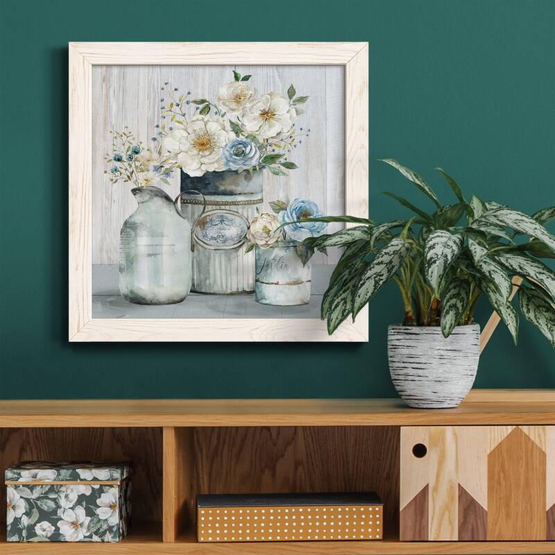 French Garden Flowers II-Premium Framed Canvas - Ready to Hang