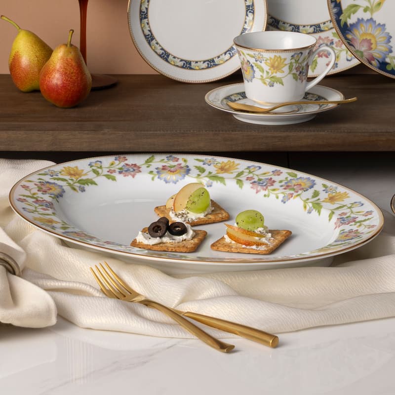 Tusker Garden Oval Platter, 16"