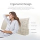 preview thumbnail 2 of 5, Bed Rest Wedge Reading TV Watching Back Support Headboard Pillow