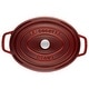 preview thumbnail 2 of 4, STAUB Cast Iron Oval Cocotte, Dutch Oven, 5.75-quart, serves 5-6, Made in France - 5.75-qt