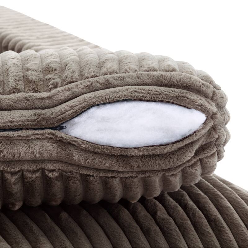 DREAMSIDEA Oversized Right Facing Chaise Lounge Lofa
