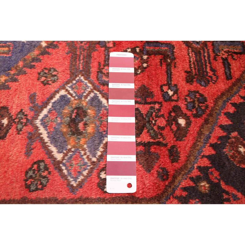 ECARPETGALLERY Hand-knotted Andelz Red Wool Rug - 4'3 x 6'6
