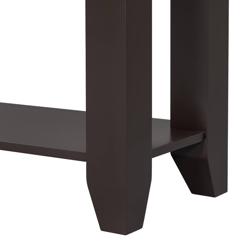 55.4" Modern Entryway Console Table with 3 Storage Drawers
