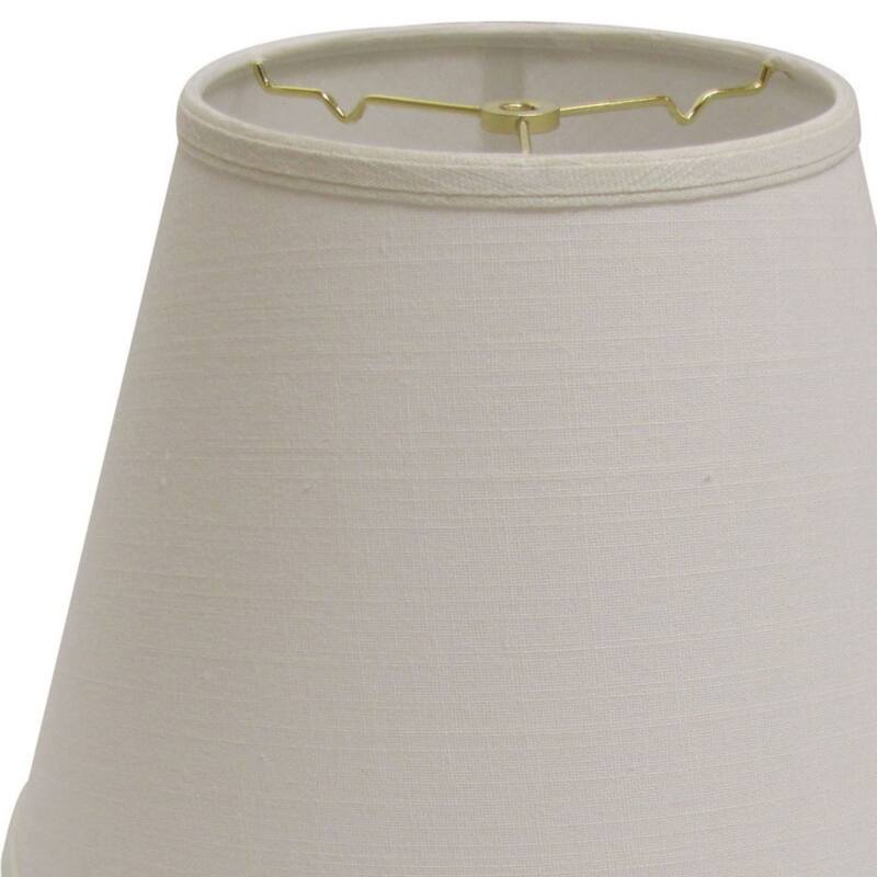 Deep Hardback Lampshade with Washer Fitter, White